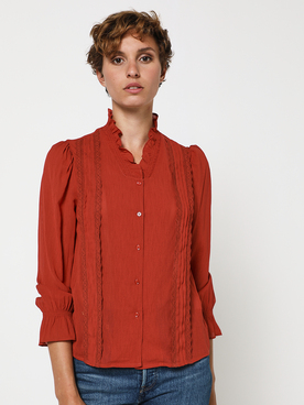 Chemise manches longues THE KORNER 22212045 Rouge