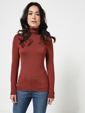 Pull ESPRIT 092EE1I335 Brique