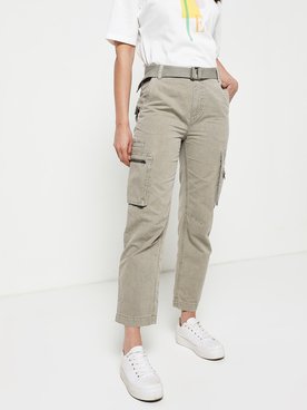 Pantalon ESPRIT 072EE1B306 Vert kaki