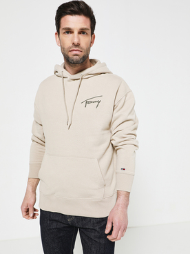 Sweat-shirt TOMMY JEANS SIGNATURE HOODIE Beige