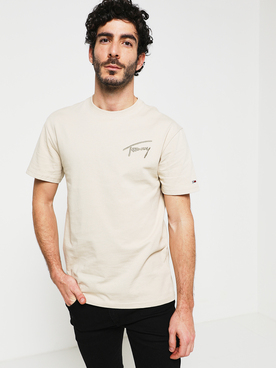 Tee-shirt TOMMY JEANS SIGNATURE TEE Beige