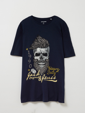 Tee-shirt JACK AND JONES DOME T+ Bleu marine