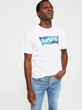 Tee-shirt LEVI'S® BATWING EARTH Blanc