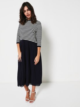 Robe ESPRIT 992EO1E301 Bleu marine