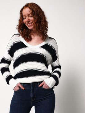 Pull ESPRIT 022EO1I316 Ecru