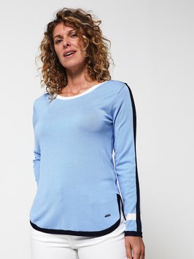 Pull DIANE LAURY 59DL2PU802 Bleu ciel