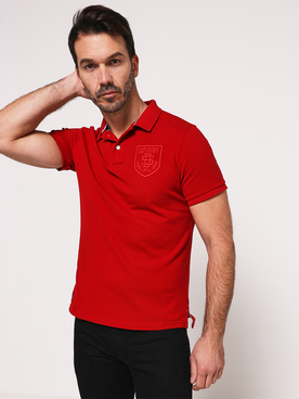 Polo SUPERDRY M1110293A Rouge