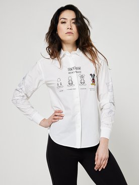 Chemise manches longues DESIGUAL 22SWCW22 Blanc