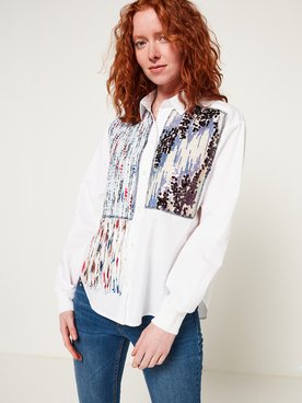 Chemise manches longues DESIGUAL 22SWCW15 Blanc