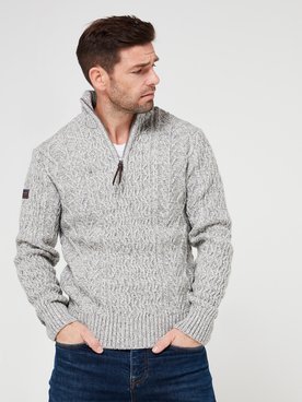 Pull SUPERDRY M6110308A Gris clair