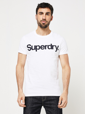 Tee-shirt SUPERDRY M1011355A Blanc