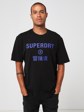 Tee-shirt SUPERDRY M1011156A Noir