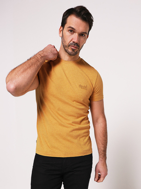 Tee-shirt SUPERDRY M1011245A Jaune moutarde