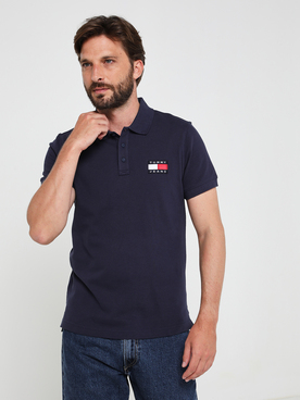 Polo TOMMY JEANS TOMMY BADGE POLO Bleu marine