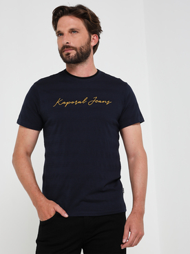 Tee-shirt KAPORAL LETER KPO Bleu marine