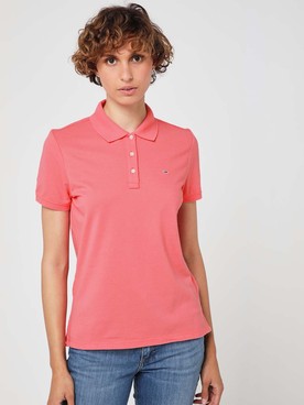 Polo TOMMY JEANS TJW SLIM Rose