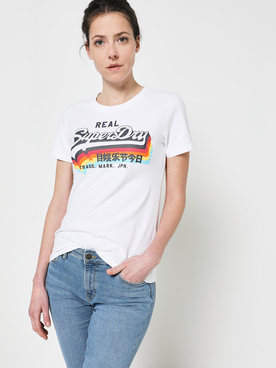 Tee-shirt SUPERDRY W1010255A Blanc