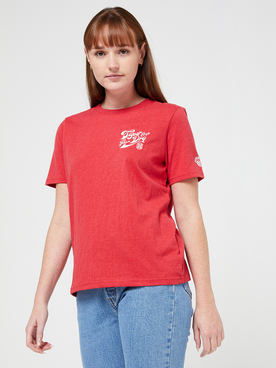 Tee-shirt SUPERDRY W1010646A Rouge