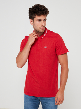 Polo TOMMY JEANS JERSEY Rouge