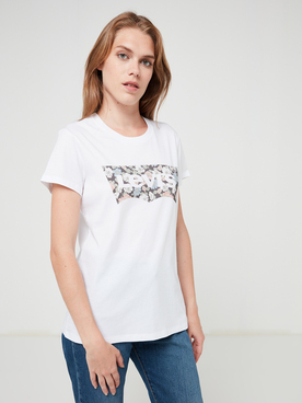 Tee-shirt LEVI'S® BATWING FLORAL Blanc