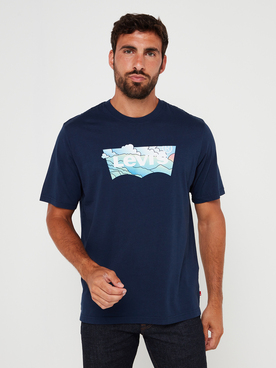 Tee-shirt LEVI'S® BATWING CLOUDS Bleu marine