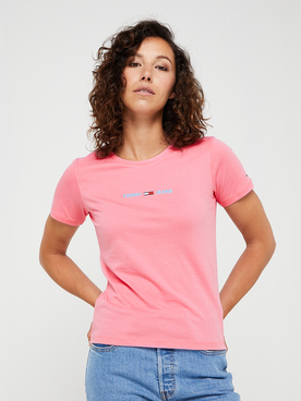 Tee-shirt TOMMY JEANS MULTI LINEAR TJ Rose