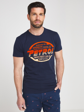 Tee-shirt PETROL INDUSTRIES TSR 505 Bleu foncé