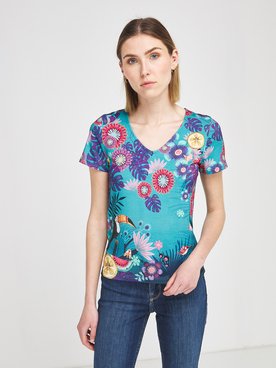 Tee-shirt ANATOPIK 21ELEON Bleu turquoise