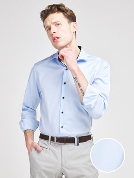 Chemise manches longues ETERNA X15V 8819 Bleu ciel