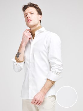 Chemise manches longues ETERNA F182 8817 Ivoire
