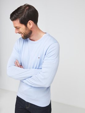 Pull TOMMY HILFIGER MW0MW15431 Bleu ciel