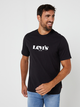 Tee-shirt LEVI'S® VINT LOGO TEE Noir mat