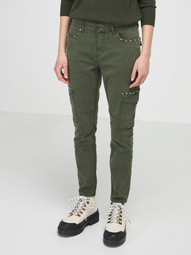Pantalon S OLIVER 2058639 Vert kaki