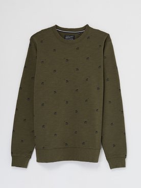 Sweat-shirt PETROL INDUSTRIES SWR 304 Vert kaki