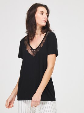 Tee-shirt JULIE GUERLANDE 57JG2TS410 Noir