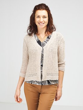 Gilet DIANE LAURY 57DL2GI801 Beige