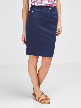 Jupe DIANE LAURY 57DL2JU803 Bleu marine