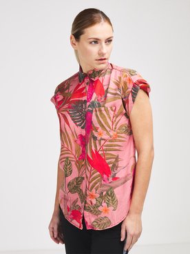 Chemise manches courtes DESIGUAL 21SWCN02 Rose