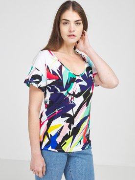 Tee-shirt ONE STEP FS10291 Ecru