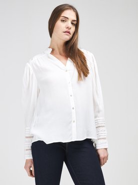 Chemise manches longues SEE U SOON 21112835 Ecru