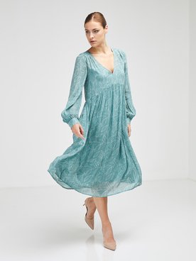 Robe ESPRIT 031EO1E309 Vert d eau