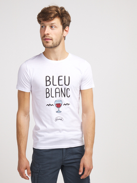 Tee-shirt LE FABULEUX SHAMAN BL BLC ROUGE Blanc