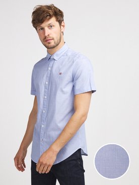 Chemise manches courtes NAPAPIJRI GODE Bleu ciel