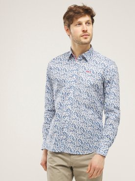 Chemise manches longues NZA NEW ZEALAND AUCKLAND 20BN561 Bleu