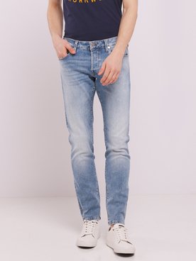 Jean JACK AND JONES GLENN LGHL32 Bleu ciel