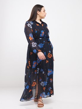 Robe ULLA POPKEN 727168 Bleu