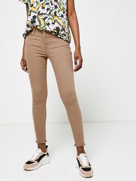 Pantalon ONLY 15183652 ONLBLUSH Beige