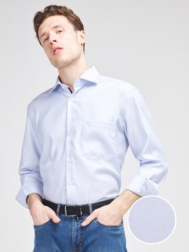 Chemise manches longues ETERNA E95K 3116 Bleu ciel