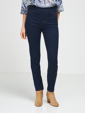 Pantalon DIANE LAURY 53DL2JE118 Bleu fonc