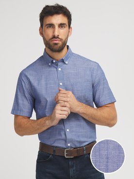 Chemise manches courtes CHARLES DE SEYNE 53CS1CS901 Bleu